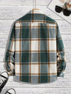 Men's Shirt Versatile Casual Plaid Shirt Coat Shirt Coat - ZAAPLI