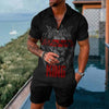 Fashion Casual Zipper Short Sleeve Suit - ZAAPLI