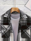 Men's Shirt Versatile Casual Plaid Shirt Coat Shirt Coat - ZAAPLI