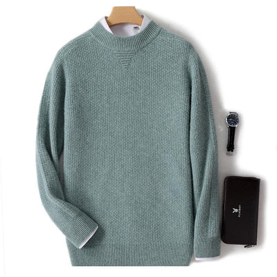 Winter Rhombus Cashmere Sweater Men - ZAAPLI