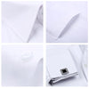 White Long Sleeve Casual Buttons - ZAAPLI