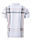 Business Plaid Slim Fit Polo Shirt - ZAAPLI