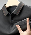 Men's New Lapel Long Sleeve Top T-shirt - ZAAPLI