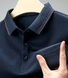 Men's New Lapel Long Sleeve Top T-shirt - ZAAPLI