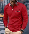 Autumn Button Pocket Men's Long Sleeve Sweatshirt - ZAAPLI