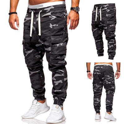 Men's Fashion Camouflage Drawstring Casual Pants - ZAAPLI