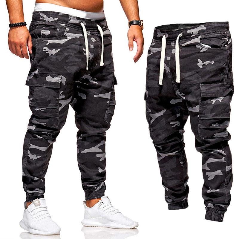 Men's Fashion Camouflage Drawstring Casual Pants - ZAAPLI