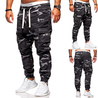 Men's Fashion Camouflage Drawstring Casual Pants - ZAAPLI