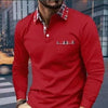 Autumn Button Pocket Men's Long Sleeve Sweatshirt - ZAAPLI