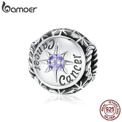 Zodiac Star Sign 925 Sterling Silver Charm Beads Fit for Charm - ZAAPLI