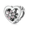 BAMOER 925 Sterling Silver Heart-shape Charm Beads Fit Original Charm - ZAAPLI