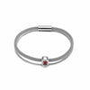 Brilliant Cut CZ Halo Bangle Bracelet - ZAAPLI