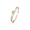 H-shaped CZ Bangle - ZAAPLI