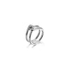 Silver Love Knot Ring - ZAAPLI