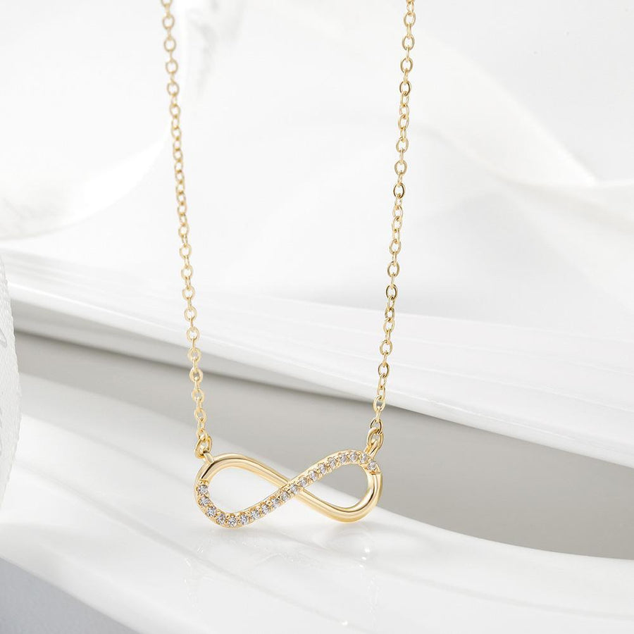 Infinity CZ Necklace - ZAAPLI