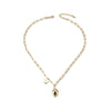 Happiness Dainty Ball Pendant Necklace - ZAAPLI