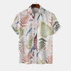 Men's Plus Size Digital Printing Short-sleeved Shirt - ZAAPLI