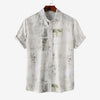 Stand Collar Men's Floral Short Sleeve - ZAAPLI