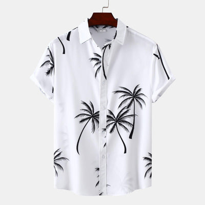 Hawaiian Floral Men's Short-sleeved Shirt Fashion - ZAAPLI