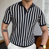 Knitwear Short Sleeve Business Polo Shirt Men - ZAAPLI