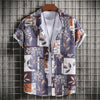 Men's Fashion Slim-fit Printed Short Sleeve - ZAAPLI