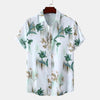 Hawaiian Floral Men's Short-sleeved Shirt Fashion - ZAAPLI