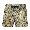 Retro Beach Pants Men's Trendy Coin 3D - ZAAPLI