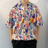 3D Printed Men's Retro Full Printed Short Sleeve - ZAAPLI