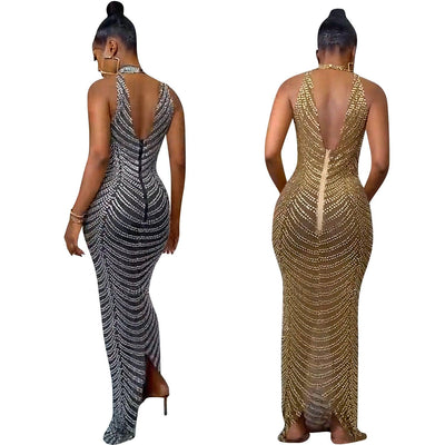 Sexy Backless Women Party Dress - ZAAPLI