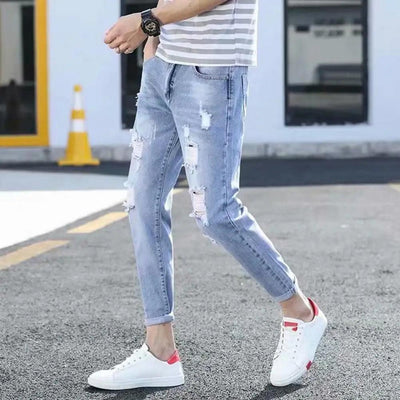 Trendy Denim Pants - ZAAPLI