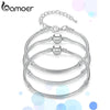 BAMOER Basic Bracelet Snake Chain Bracelets DIY Bracelet Jewelry - ZAAPLI