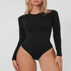 Elegant Basic Long Sleeve Bodysuits - ZAAPLI