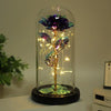 Hot LED Enchanted Galaxy Rose Eternal Beauty And The Beast Rose With - ZAAPLI