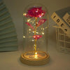 Hot LED Enchanted Galaxy Rose Eternal Beauty And The Beast Rose With - ZAAPLI