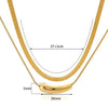 316L Stainless Steel Necklace for Women Girls Heart Pendant Necklaces - ZAAPLI