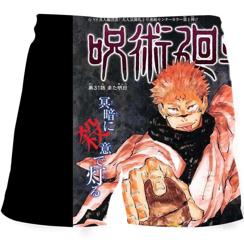 Men Swimwear Shorts Anime Jujutsu Kaisen - ZAAPLI