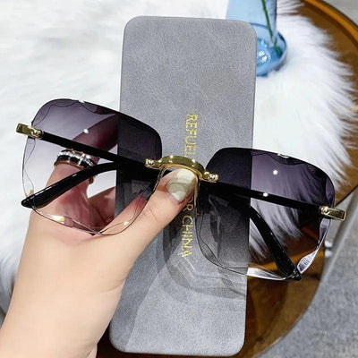 New Rimless Women's Sunglasses - ZAAPLI