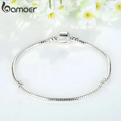 BAMOER Basic Bracelet Snake Chain Bracelets DIY Bracelet Jewelry - ZAAPLI