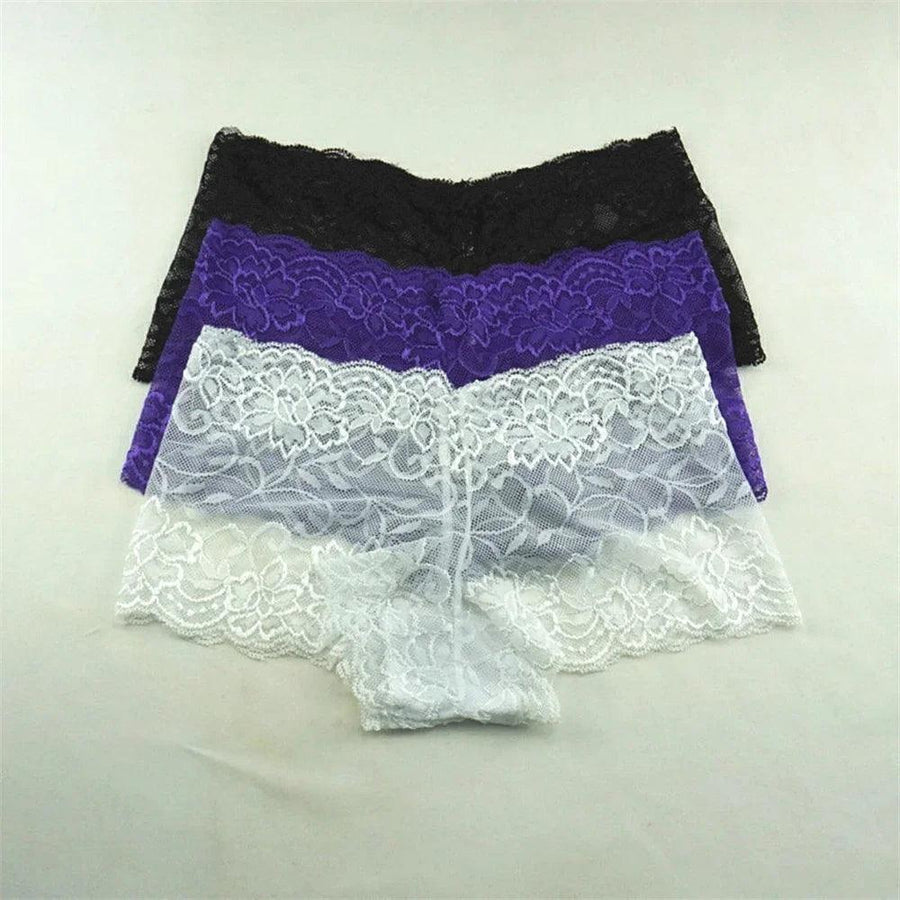 3pcs Sexy Transparent Underwear - ZAAPLI