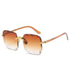 New Rimless Women's Sunglasses - ZAAPLI