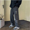 Cross baggy Jeans Fashion - ZAAPLI