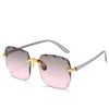 New Rimless Women's Sunglasses - ZAAPLI