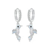 BAMOER 925 Sterling Silver Cute Bird/Cherry/Butterfly Ring/Earrings - ZAAPLI