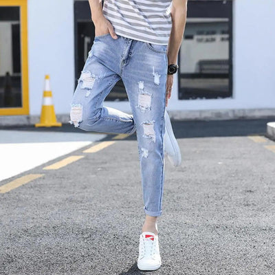 Trendy Denim Pants - ZAAPLI