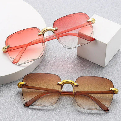 New Rimless Women's Sunglasses - ZAAPLI