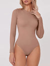 Elegant Basic Long Sleeve Bodysuits - ZAAPLI