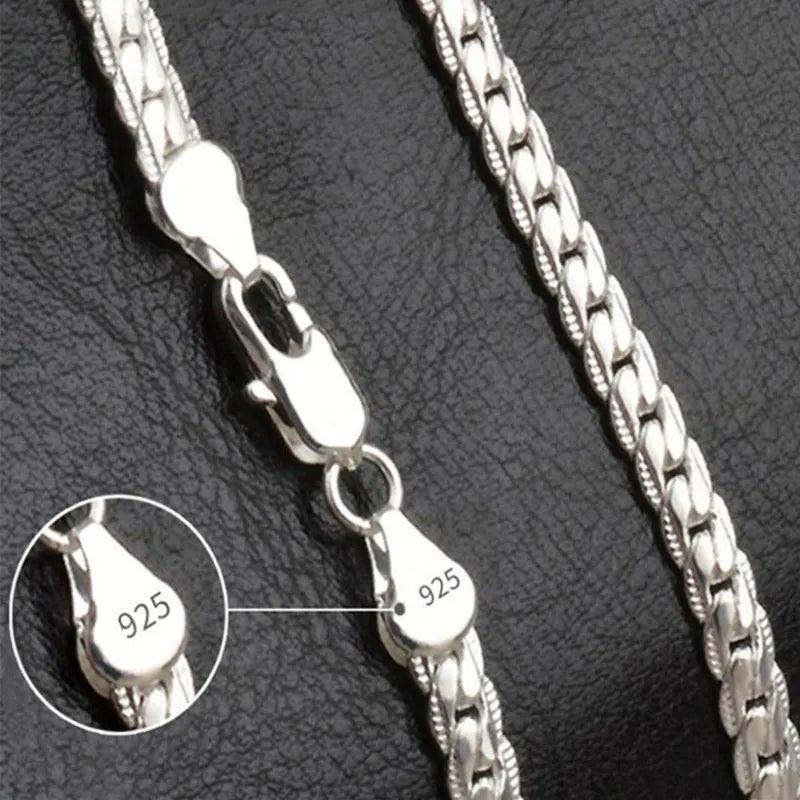 925 Sterling Silver 6mm Side Chain - ZAAPLI