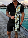 New Summer Beach Sweatsuit set Casual Zipper - ZAAPLI