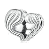 BAMOER 925 Sterling Silver Heart-shape Charm Beads Fit Original Charm - ZAAPLI