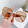 New Oversized Rectangle Sunglasses - ZAAPLI